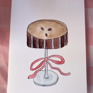 Carte Aquarelle Martini expresso