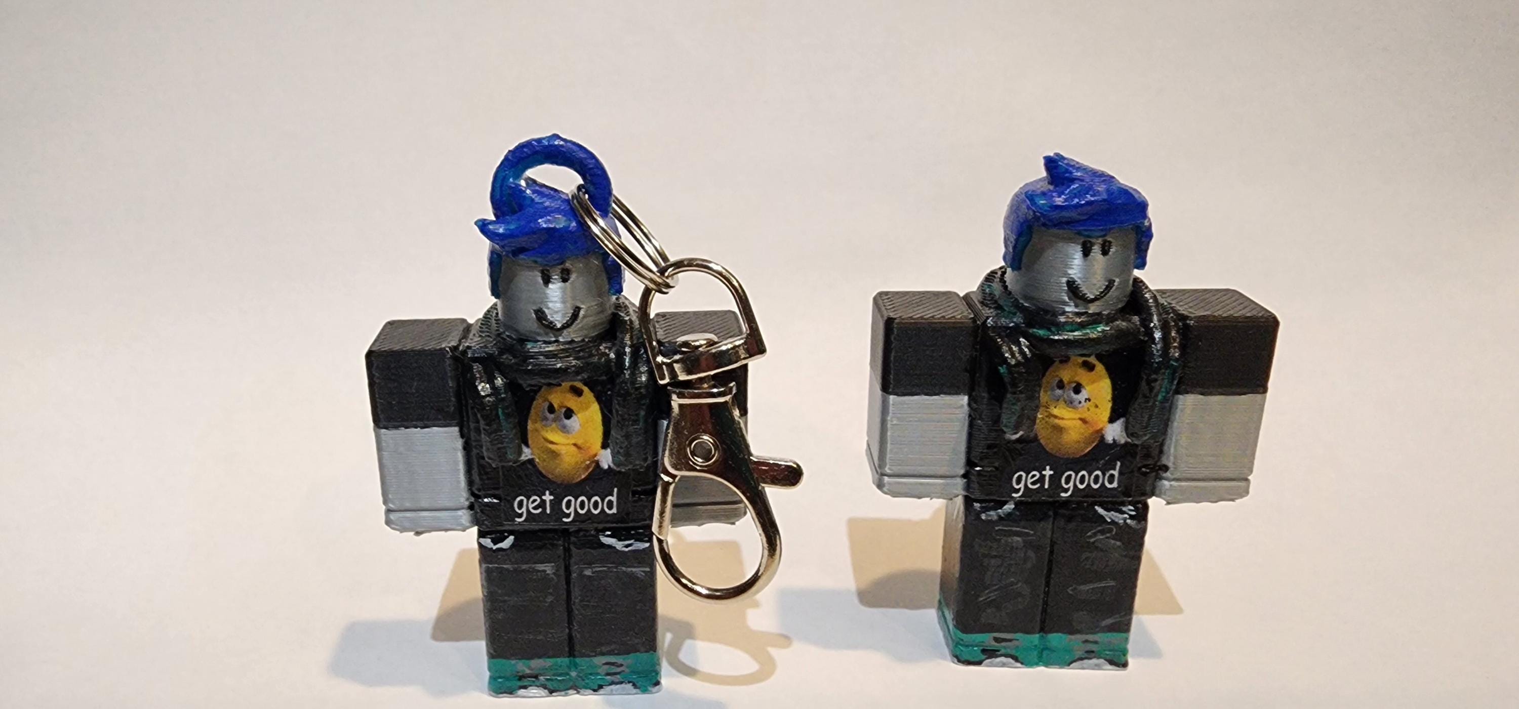 Custom Roblox Character Keychain and Mini - Etsy