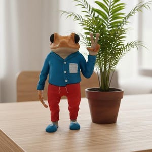 Sapo Concho - Bad Bunny Inspired DTMF Figurine 9 Inches