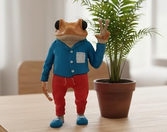 Sapo Concho - Figurine DTMF inspirée de Bad Bunny 23 cm