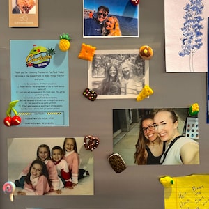 Imanes de arcilla hechos a mano para el refrigerador: decoración original de comida y postres