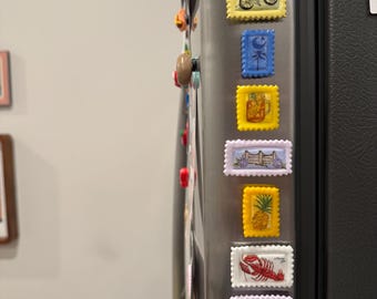 Handmade Charleston SC Clay Fridge Magnet | Coastal Decor, Housewarming Gift