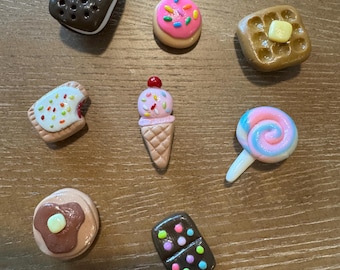 Handmade Clay Food Fridge Magnets: Quirky Kitchen Decor - Etsy