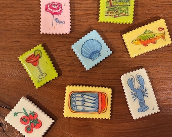 Handmade Clay Fridge Magnets: Quirky Kitchen Decor
