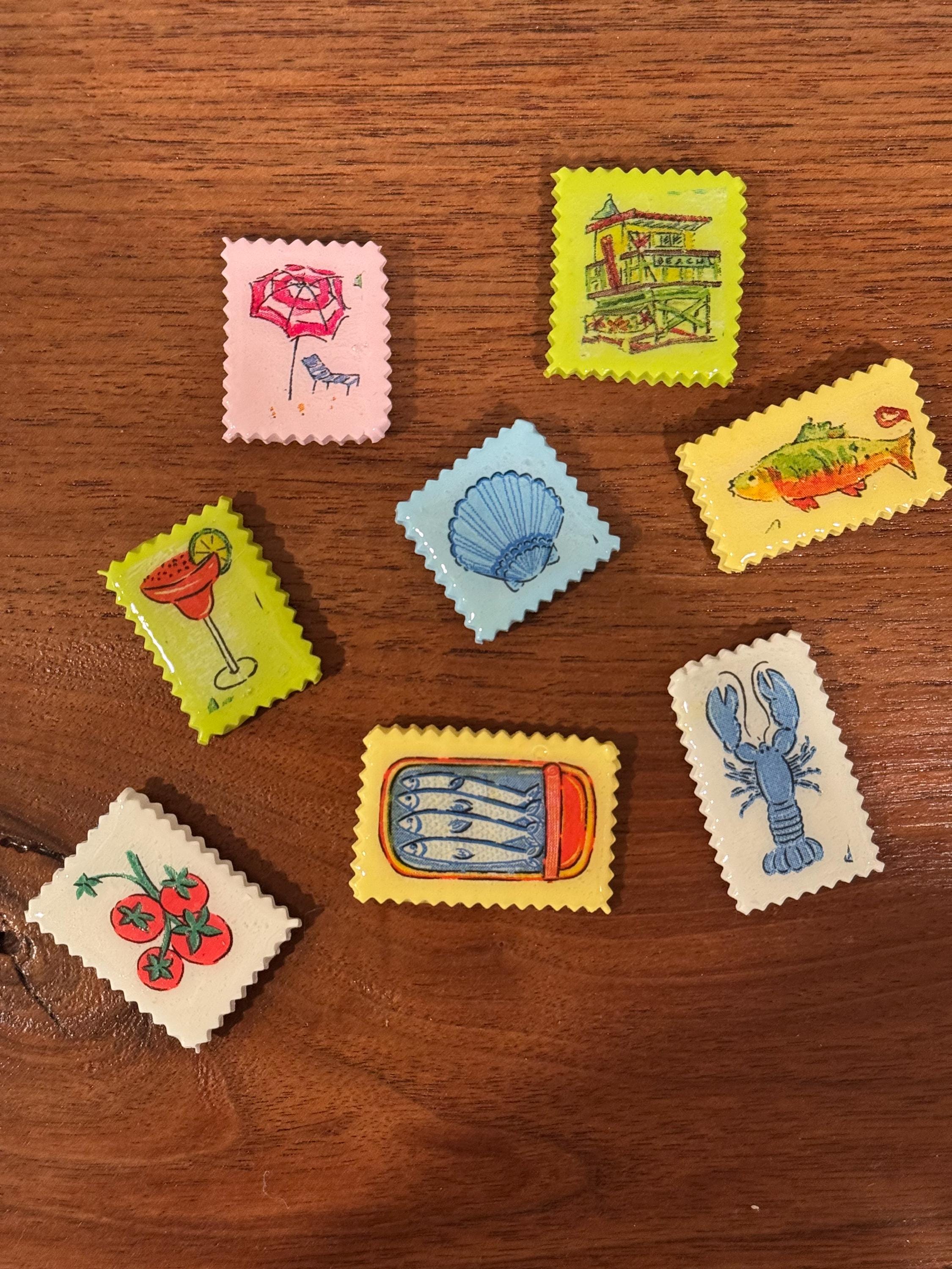Handmade Clay Fridge Magnets: Quirky Kitchen Decor - Etsy