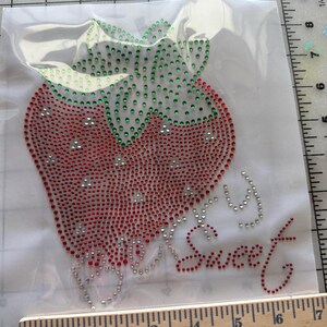 Strawberry berry sweet Rhinestone Transfer