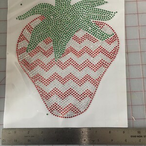 Zig Zag Strawberry Transfer