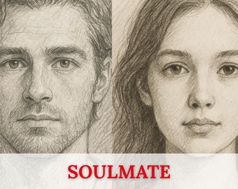 Soulmate Drawing and Tarot Reading - Draw My Soulmate - Future Husband Traits, Initials, Zodiac Insight, Psychic Love Reading, Same Hour