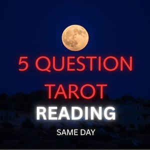 5 vragen tarotlezen - intuïtief paranormaal lezen - lezen op dezelfde dag - snelle tarot - snelle antwoorden - telepathie lezen - paranormaal advies