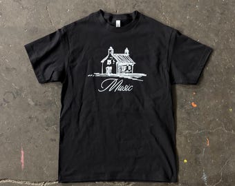House Music Sketch Graphic Tee