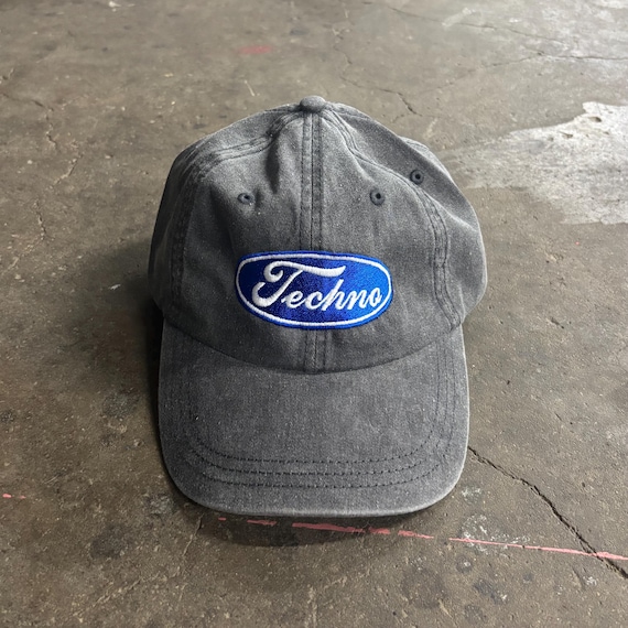 Techno Ford Style Logo Vintage Dad Hat
