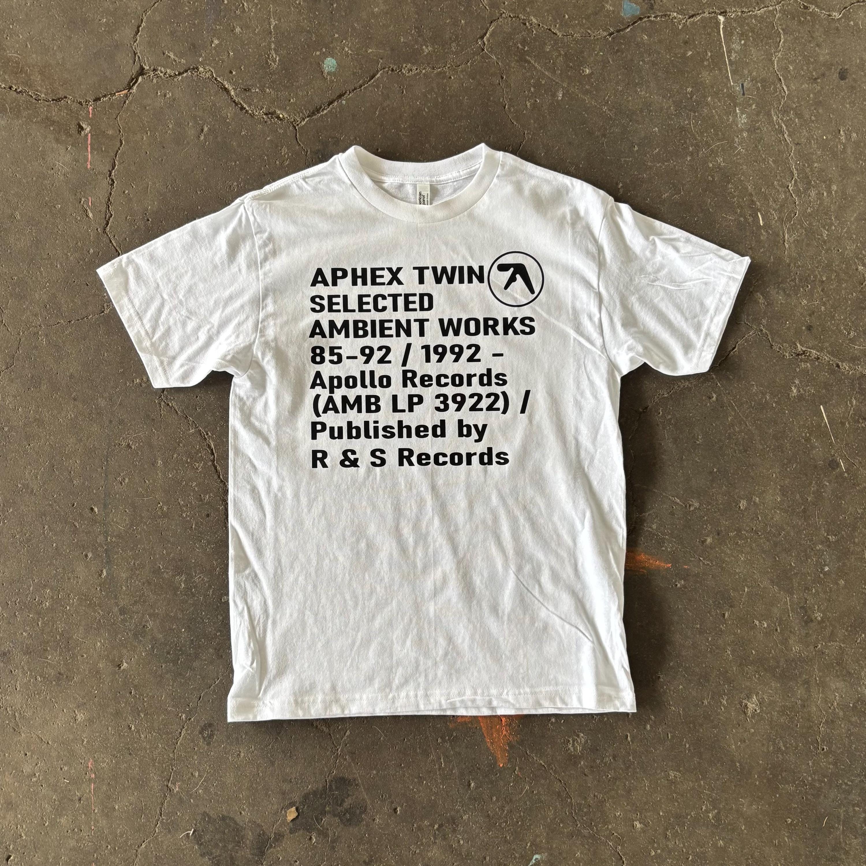 エイフェックス・ツイン セレクト・アンビエント・ワークス Tシャツ