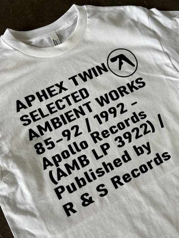 Aphex Twin Selected Ambient Works T-shirt - Etsy