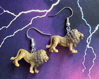 Lion Earrings