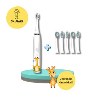 Brosse à dents électrique BABIVA® pour bébé et tout-petit - Brosse à dents électrique bébé - Brosse à dents électrique enfant - Brosse à dents sonique