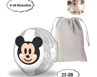 BABIVA® Hearing Protection Baby -Toddler-Child - Hearing Protection - Earmuffs Children - Adjustable - Breathable & Washable - 25 dB - With Cartoon