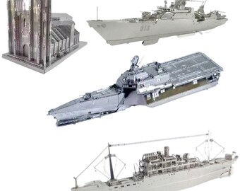 3D Metal Model Puzzle New catholic battleship Kit DIY Manual souvenir