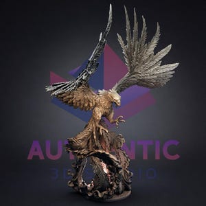 Phoenix Mythical Firebird Inspired Mythology | Fantasy Character 3D Print STL File