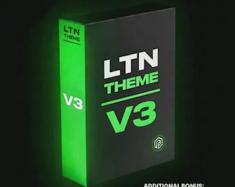LTN V3 Shopilly Theme | Kleidungsmarke Vorlage (Digitaler Download)