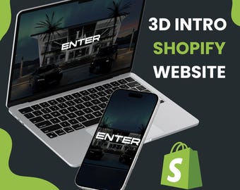 3D Intro Shopify Store Setup For Your Brand | Conversion-optimized Theme Included