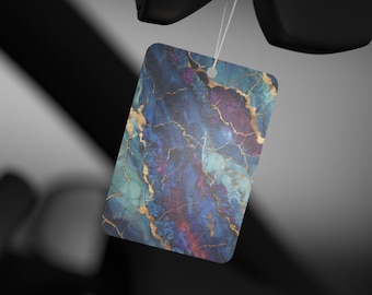 Marble Car Air Freshener: Aromatherapy Scent Diffuser, Modern Car Decor