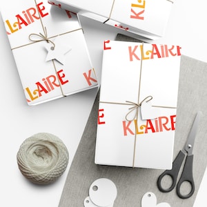 Personalized Gift Wrap Papers, Custom Wrapping Paper, Holiday Gift Wrap, Unique Gift Packaging, Birthday & Celebration Wrapping