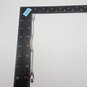 BRIGHTON 'Meridian Blaze' Bracelet Pavé Crystals Silver Plate Wheat Chain 7" image 11