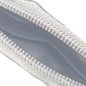 Portamonete vintage BRIGHTON in pelle nera con piccola tasca esterna e divisore interno immagine 7