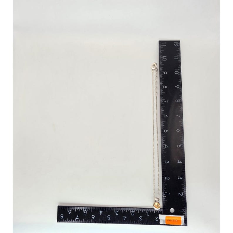 BRIGHTON "Meridian Aurora" Necklace Amber Crystal Silver Plate Rolo Chain 18" image 6