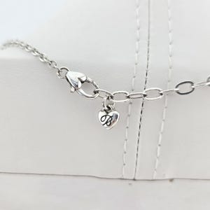 BRIGHTON 'Adorenme' Necklace Reversible Open Heart Faux Pearl Silver Plate 18" image 7