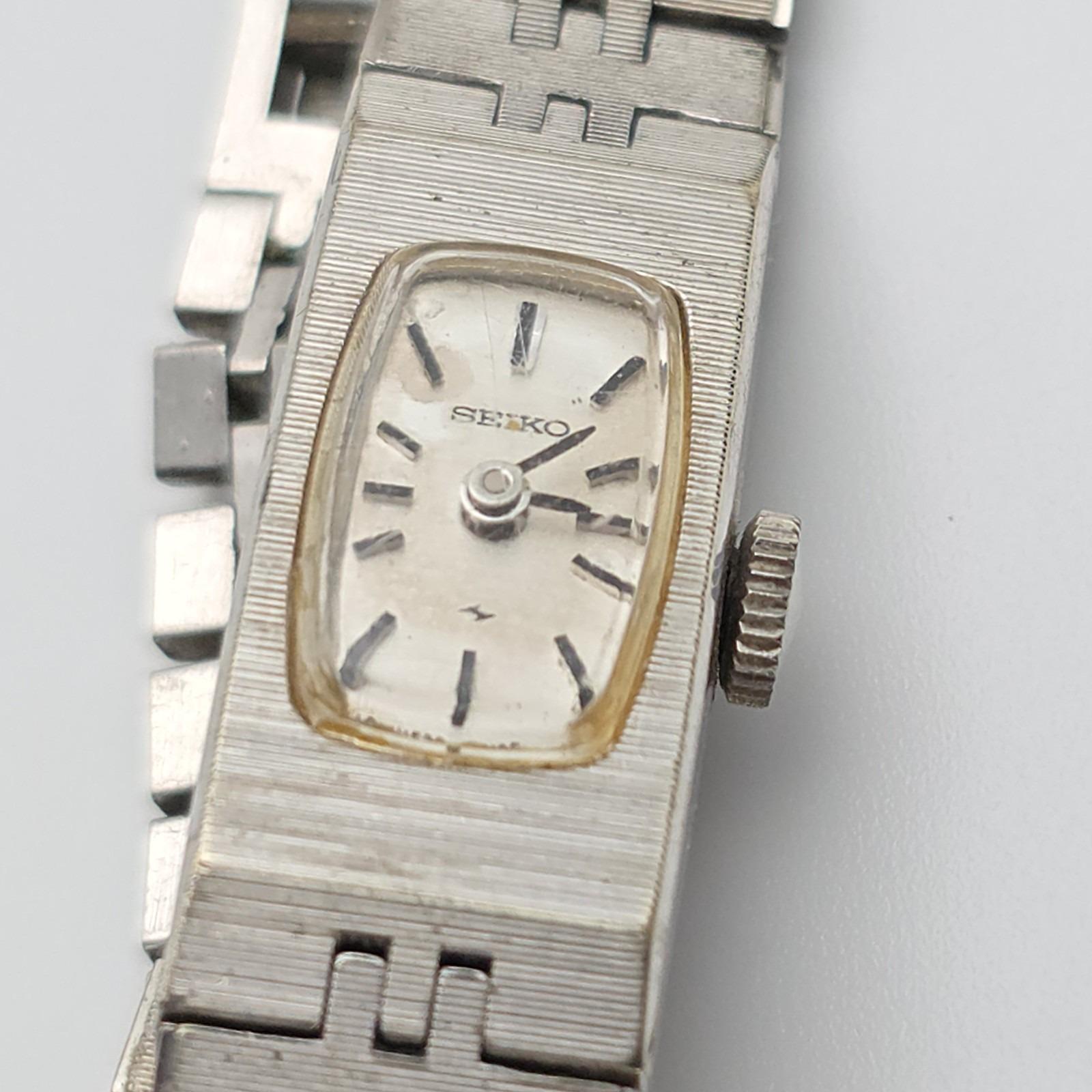 Vtg SEIKO Ladies‎ Watch 1520-3339 Manual Wind Analog Silver Tone Band Dainty Vtg SEIKO Ladies Watch 1520-3339 Manual Wind Analog Silver  main image 4