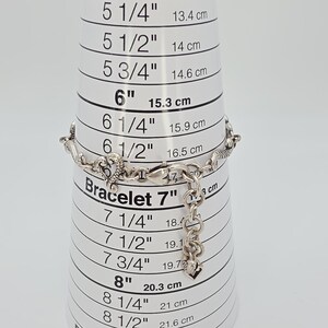 Pulsera BRIGHTON 'Tuscan' con eslabones de corazón grabados, baño de plata, 7,75 pulgadas. ¡ENVÍO GRATIS! imagen 8