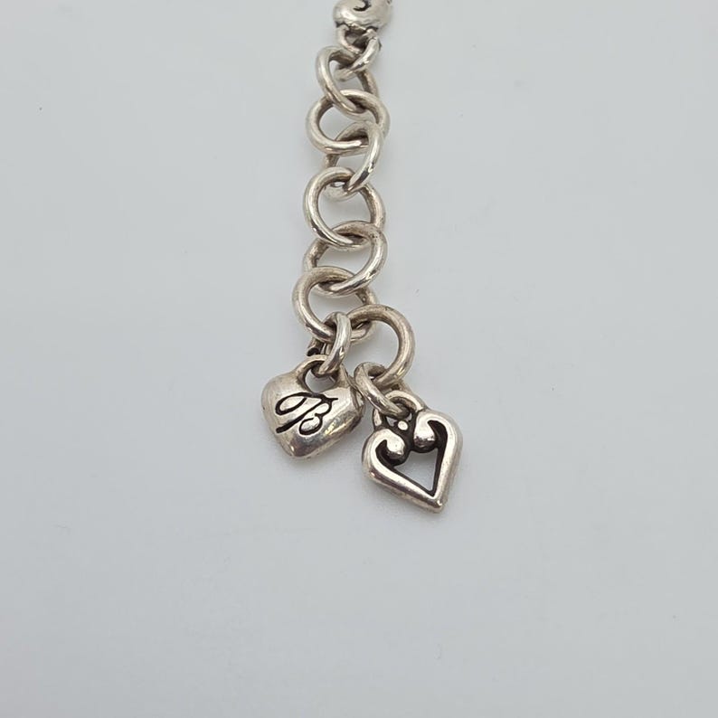 Pulsera BRIGHTON 'Tuscan' con eslabones de corazón grabados, baño de plata, 7,75 pulgadas. ¡ENVÍO GRATIS! imagen 6