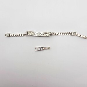 "BRIGHTON ""Sisters"" ID Armband Versilberte Kette 16,5 - 18,5 cm" Bild 4