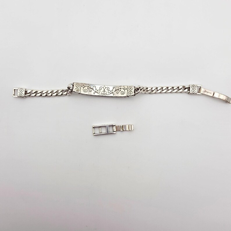 "BRIGHTON ""Sisters"" ID Armband Versilberte Kette 16,5 - 18,5 cm" Bild 4