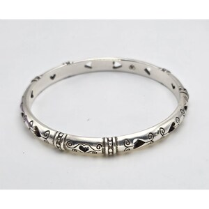 Bransoletka BRIGHTON 'Shot Thru The Heart' z wycięciem, posrebrzana, GRATIS!! zdjęcie 5