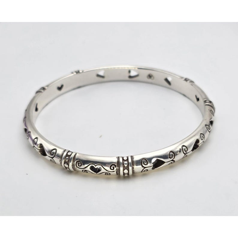 Bransoletka BRIGHTON 'Shot Thru The Heart' z wycięciem, posrebrzana, GRATIS!! zdjęcie 5