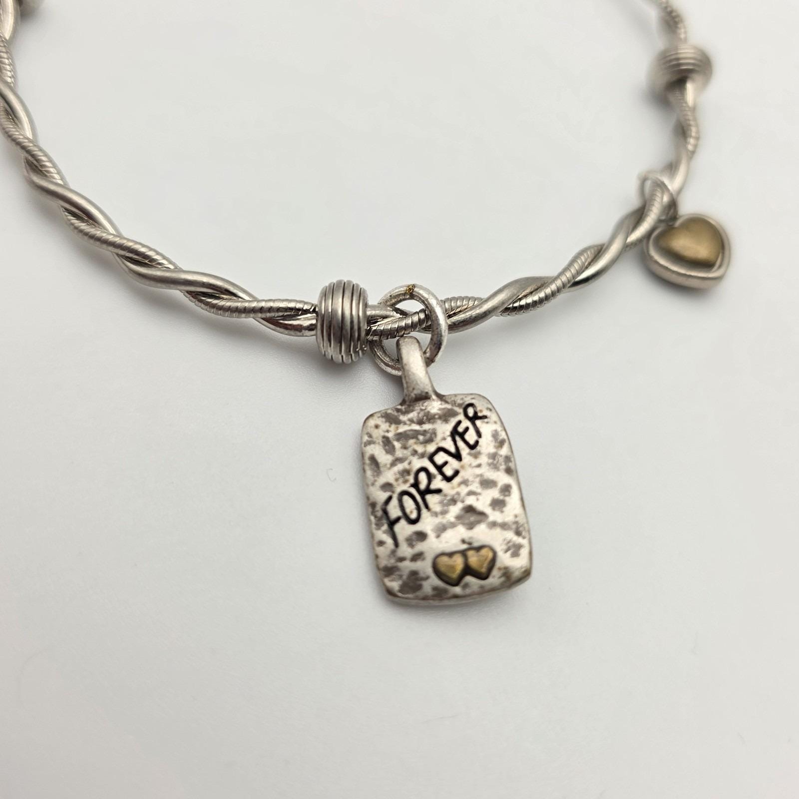 Brighton Art & Soul Daughter Mother Bangle Silver