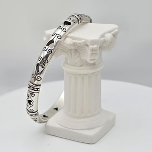 Bransoletka BRIGHTON 'Shot Thru The Heart' z wycięciem, posrebrzana, GRATIS!! zdjęcie 1