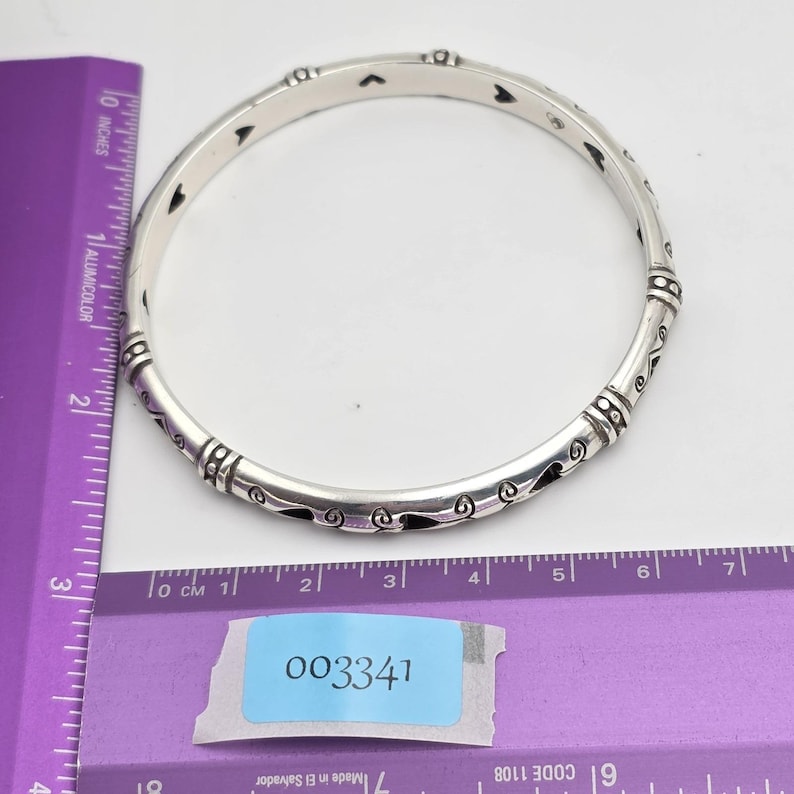 Bransoletka BRIGHTON 'Shot Thru The Heart' z wycięciem, posrebrzana, GRATIS!! zdjęcie 8