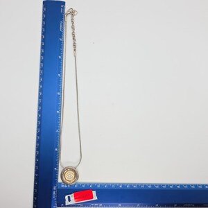 BRIGHTON "Soldroppe" Halsband Vändbara Pave Kristaller Guld & Silverplätering 45 cm bild 7