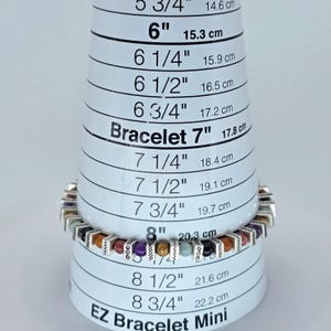 BRIGHTON "Confetti" Bracelet Various Semi-Precious Stones Silver Plate Beads 8" image 5