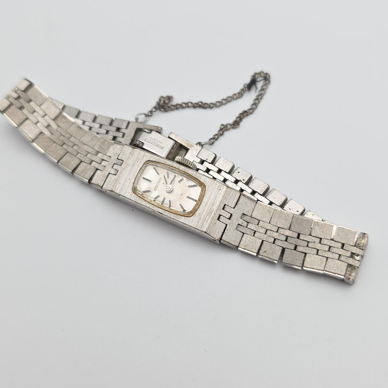 Vtg SEIKO Ladies‎ Watch 1520-3339 Manual Wind Analog Silver Tone Band Dainty Vtg SEIKO Ladies Watch 1520-3339 Manual Wind Analog Silver  main image 2