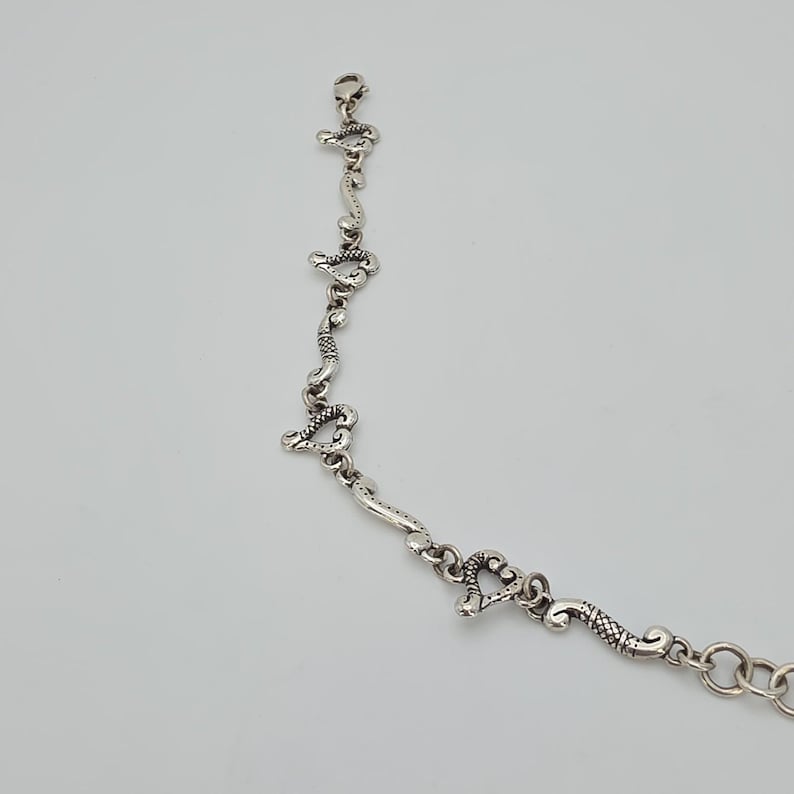 Pulsera BRIGHTON 'Tuscan' con eslabones de corazón grabados, baño de plata, 7,75 pulgadas. ¡ENVÍO GRATIS! imagen 5