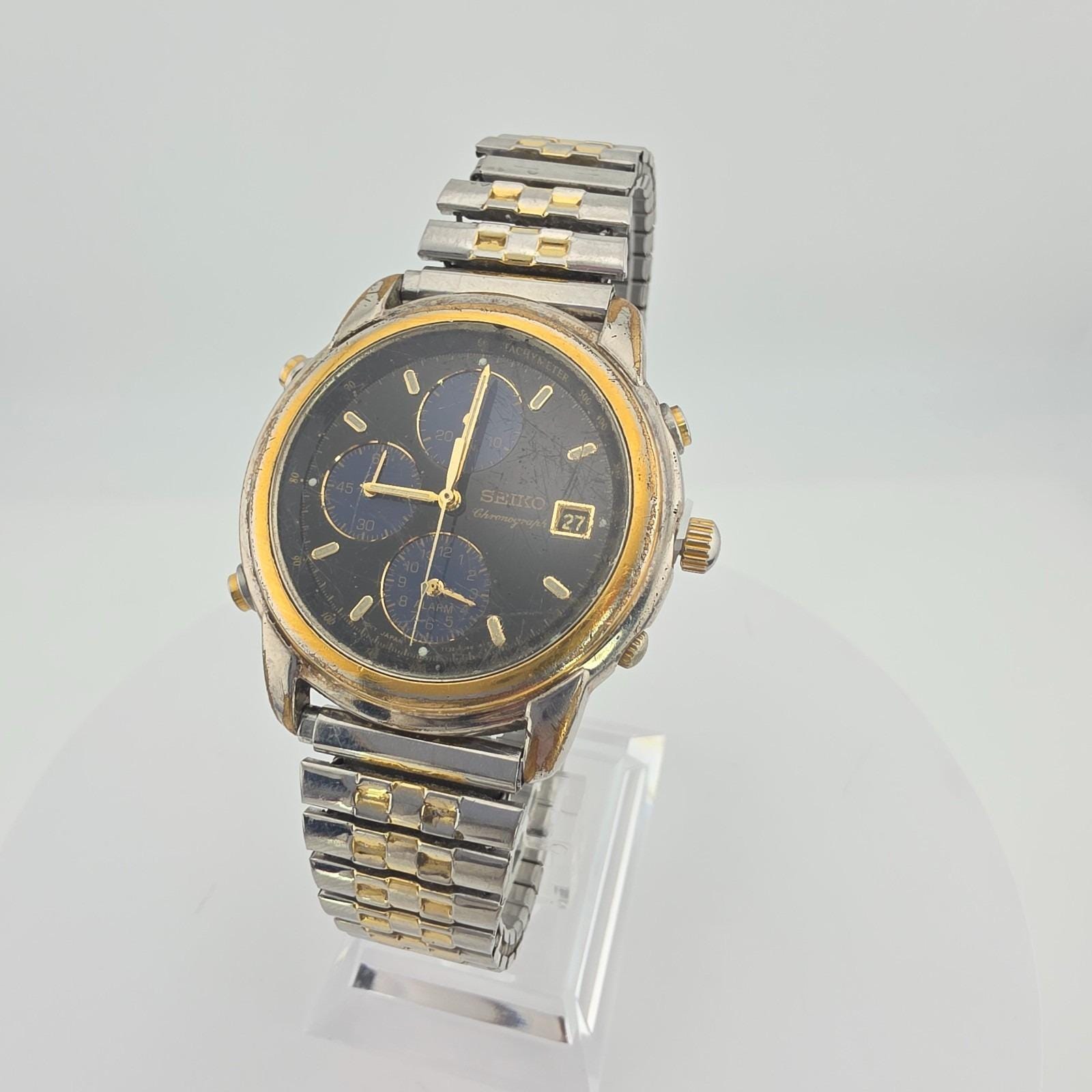 Seiko 7t32 Watch - Etsy