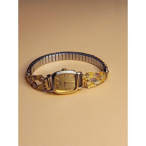 Vintage SEIKO Watch STAMPER Signed 10k Black Hills Gold  display picture 1