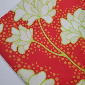 Heather Bailey Pop Garden Peony Red Floral Polka Dots Out of Print