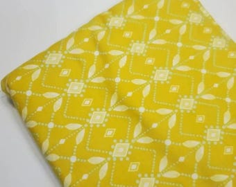 Anna Maria Horner Folksy Yellow Diamond Mine Flannel Freespirit Cotton Sew Quilt RARE OOP