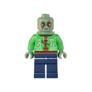LEGO minifigure Holiday Sweater Drax