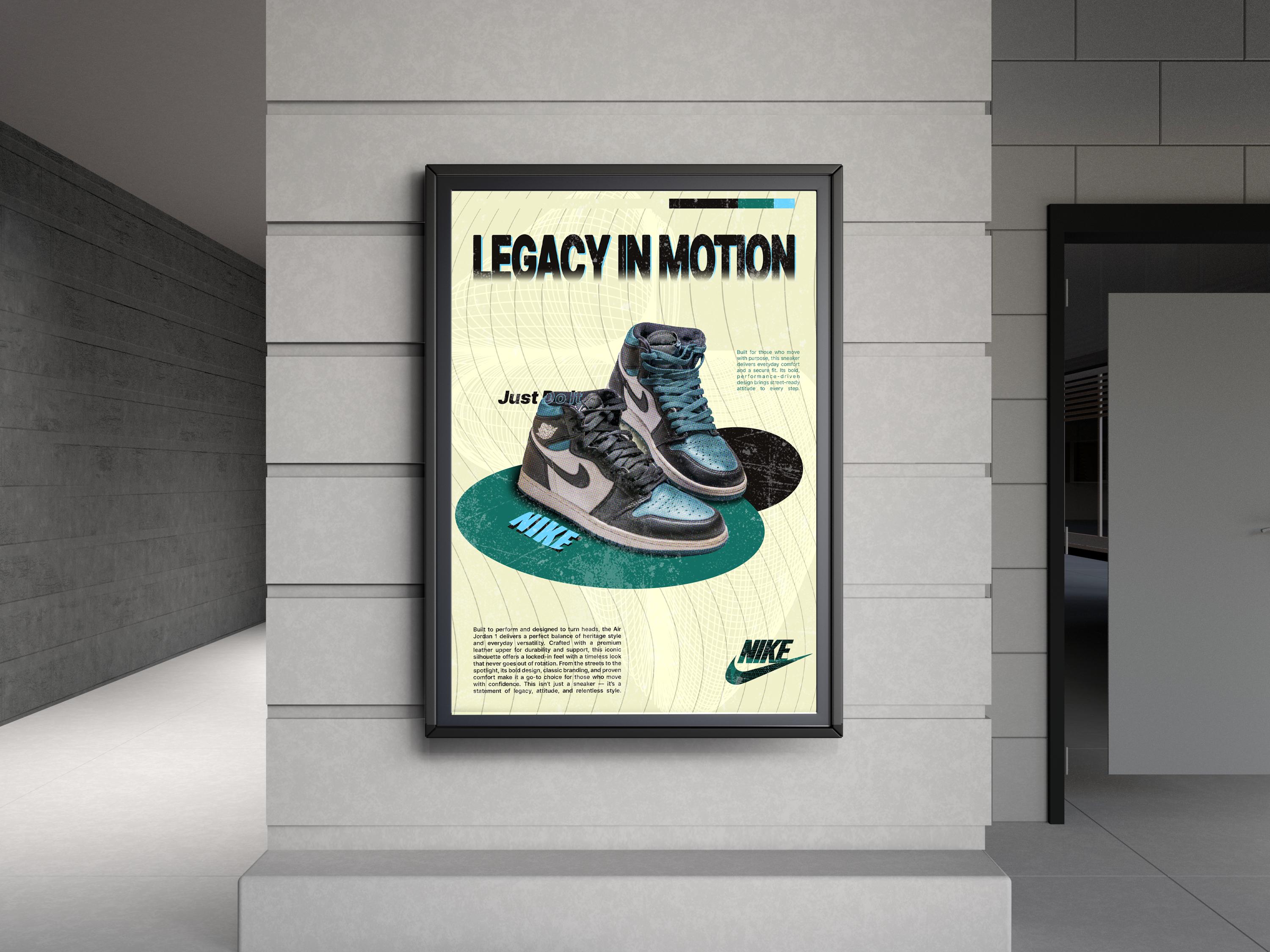 Vintage Nike Jordan Poster - Etsy